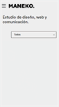 Mobile Screenshot of maneko.es